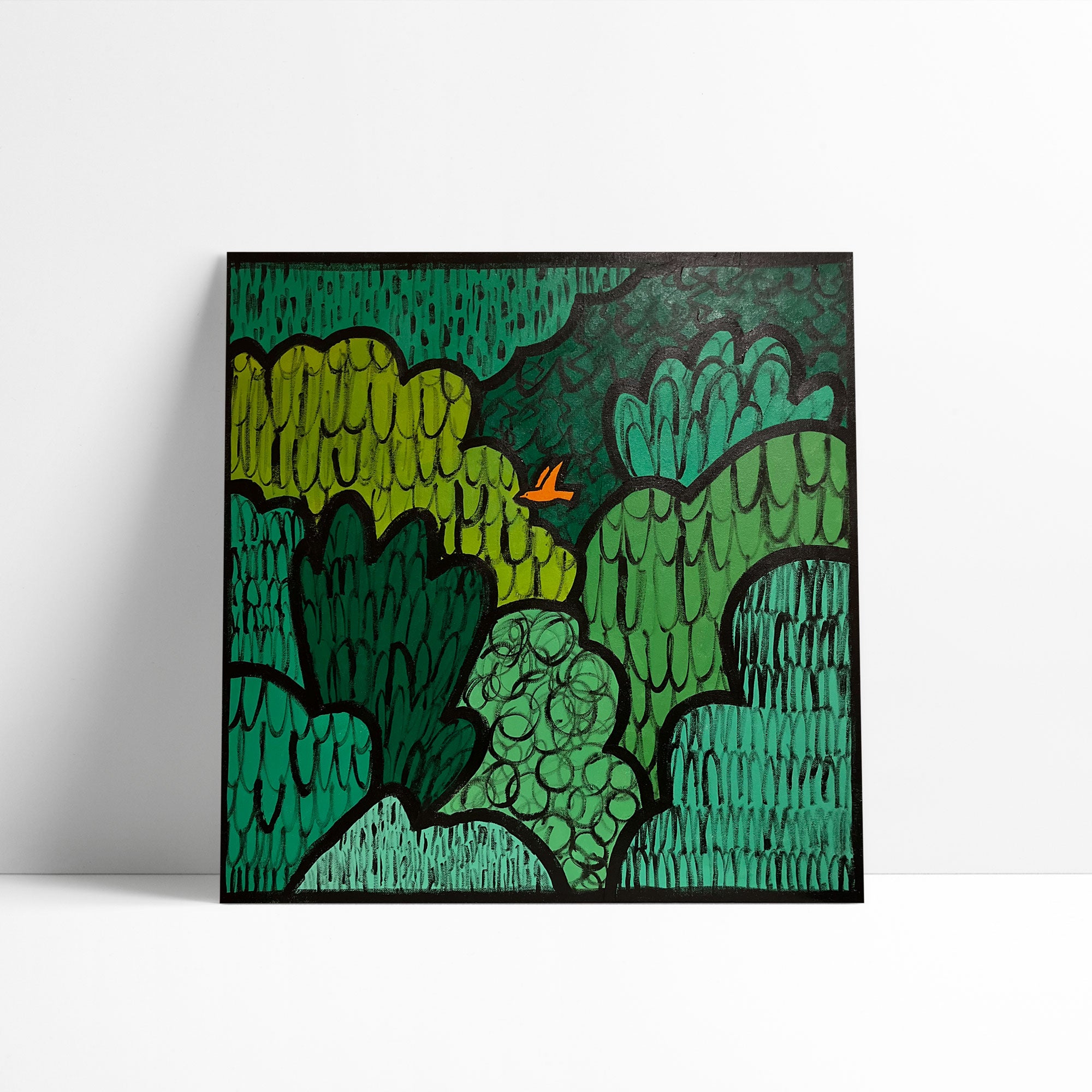 Forest Bird Original Canvas Art