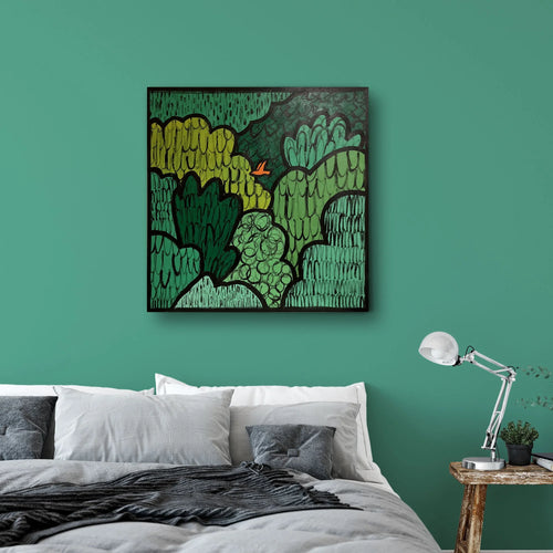 Forest Bird Original Canvas Art