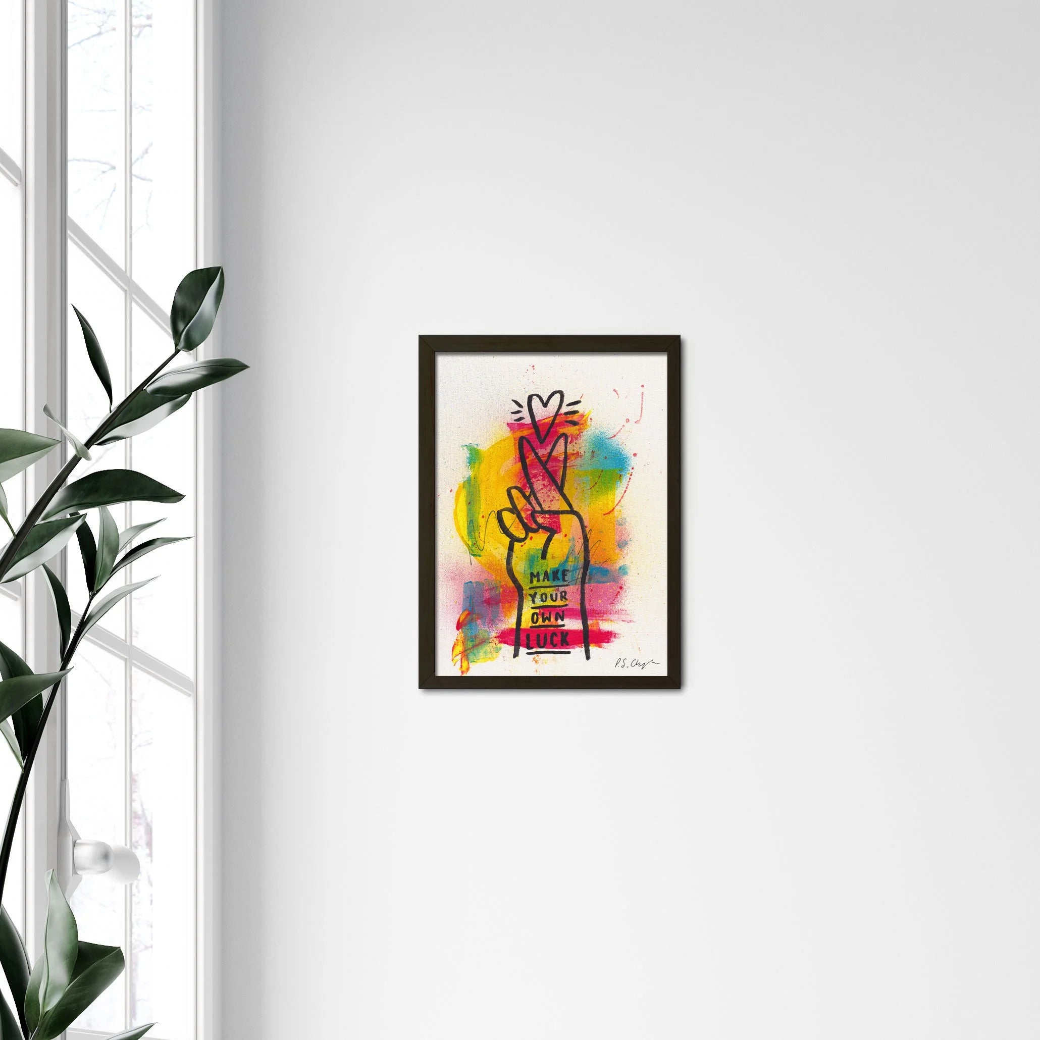 Make Your Own Luck A4 Original Art Piece